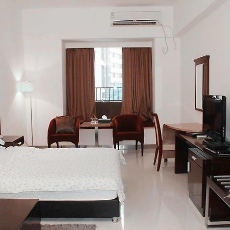 De Sheng Hotel Apartment-Guangzhou Shipai ภายนอก รูปภาพ