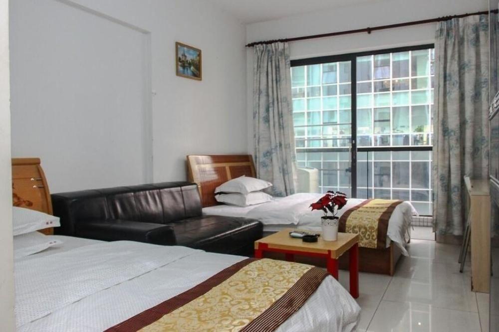 De Sheng Hotel Apartment-Guangzhou Shipai ภายนอก รูปภาพ