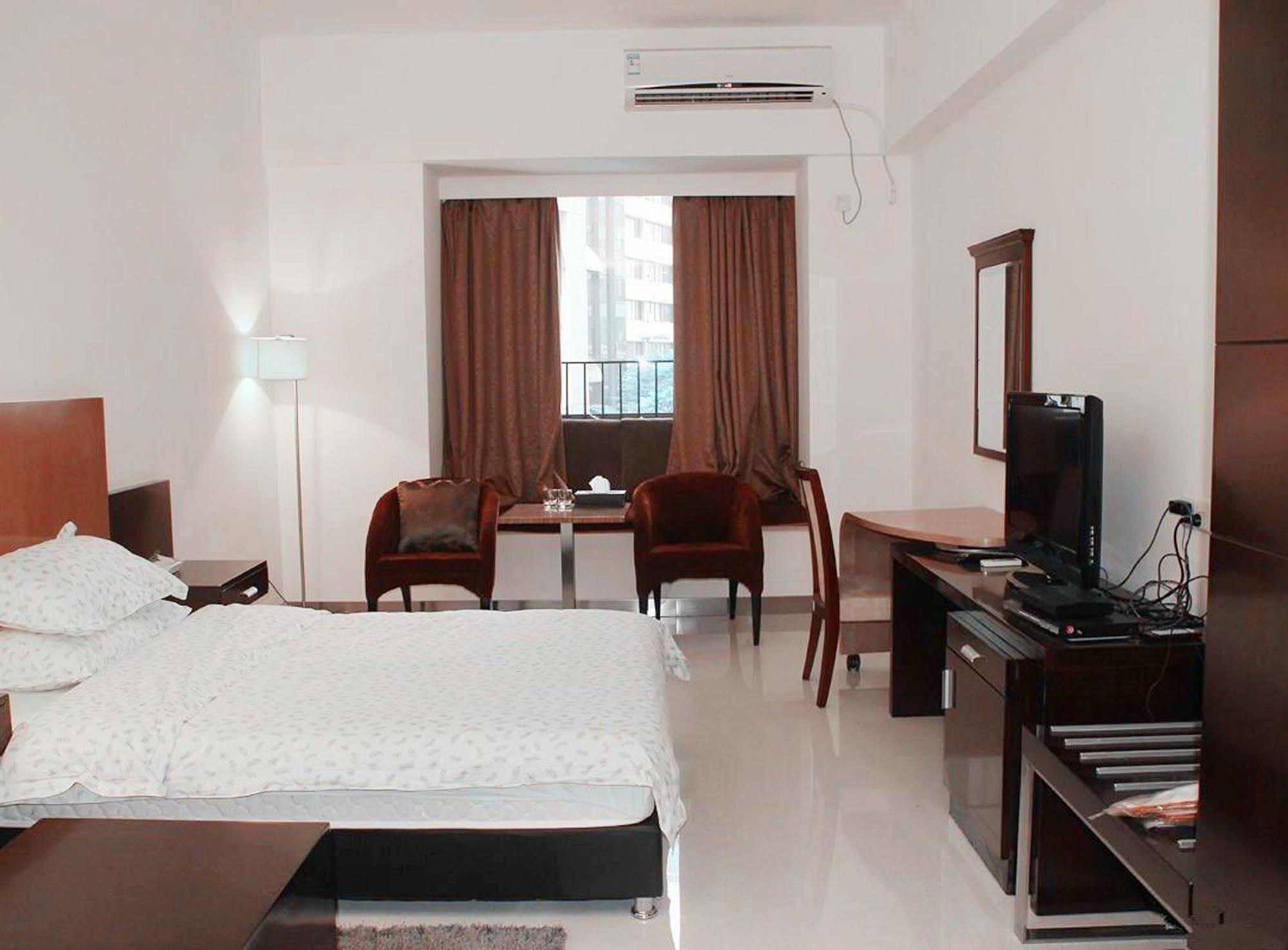 De Sheng Hotel Apartment-Guangzhou Shipai ภายนอก รูปภาพ
